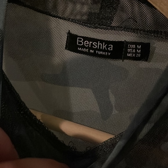 Bershka See Through Camo Top - Picture 2 of 2